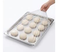 30 Pcs 39'' Large Bowl Covers for Half Sheet Pan(24x16, 21x15, 18x13 inch) and Mixing Bowl&Dough Proofing/Foil Pans,Fits Bowls up to 30",Food Covers for Outside,Elastic Sealing-Reusable