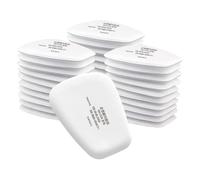 30 PCS 5N11 White Filter Cotton for Respirator, Replacement Filter Cotton for 6200, 6502, 7502, 6800, and FF402 Series Gas Mask, Against Dust, Paint, Spray, Particles