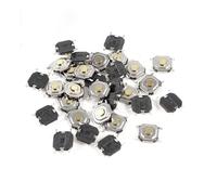 30 Pcs 5x5x1.5mm SMD Momentary 4 Pin Tact Tactile MicroSwitch DC 12V 0.2A