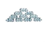 30 Pcs Adjustable 304 Stainless Steel Fuel Injection Gas Line Hose Clamps for 1/4 5/16 3/8 Inch Pipes Compatible with Cars Trucks Boats Tractors
