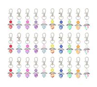 30 Pcs Angel Keychain Metal Hanging Charms Party Decoration Supplies Keychain Hanging Pendant Ornament Gift