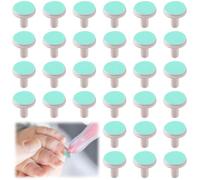 30 Pcs Baby Nail File Pads, Nail Trimmer Replacement Pads for Electric Baby Trimmer Nails Grinding Polishing Head Universal Children's Spare Nails Grinder Head For Babies 12 Months and Up