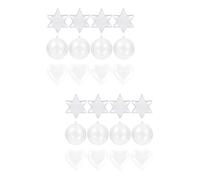 30 Pcs Bath Bomb Mold Plastic Christmas Balls with Hanging Hole