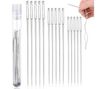 30 pcs Big Eye Hand Sewing, 3 Sizes Sewing Needles, Needles for Sewing, Large Eye Sewing Needles, Large Sewing Needles, for mesh, Denim, Silk, Canvas, Cotton