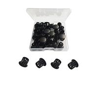30 Pcs Black Hole Plugs 10mm (3/8") for Cabinet and Screw Holes - Plastic