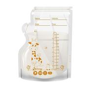 30 Pcs Breast Milk Storage Bag,250ml Easy Pour Milk Storage Bags,Self-Standing Breastfeeding Milk Collector, No-Leak Milk Pouch with Scale, BPA Free Milk Bag, Space Saving for Fridge Freezer Use