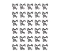 30 Pcs Butterfly Crystal Clear Nail Diamond Big Glitter Design Nail Rhinestone Nail Stone Jewelry Nail Accessories