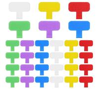 30 Pcs Cable Labels, Multi-Color Write On Cord Labels for Computers Cable Management, Electronic Cables Identification Tags, Self-Adhesive Nylon Wrap-It Cables Label, 1.50 × 0.63 inches