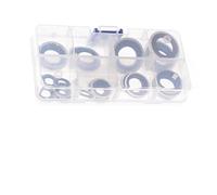 30 Pcs Car Air Conditioning Compressor Gasket Set with High Temperature Resistant Seals for Various Vehicle Models, Six Sizes Assorted for Reliable Leak Prevention and Stable Performance