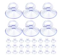 30 Pcs Car Windshield Suction Cups, Sunshade Suction Cup, Car Windshield Suction Cups, PVC Suction Cup Suitable for Windows, Windshield, Kitchen, Bathroom