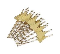 30 Pcs Christmas Paper Straws Decoration Biodegradables Party Drinking Holiday Striped Christmas Party Supplies Holiday Striped Disposables