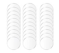 30 Pcs Clear Acrylic Circle Sheets Round Disc Thickness 2Mm Suitable for Craft Decorating DIY Art Project Supplies,Diameter 40mm(Diameter 40mm)