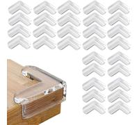 30 Pcs Clear Corner Protectors for Kids, Corner Protectors, Baby Proofing Corners Child Safety Corner Guards with Strong Acrylic Adhesive for Tables, Furniture & Sharp Corners