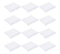 30 PCS Clear Plastic Label Holders for Wire Shelf Retail Label, Basket Labels Clip On Labels for Storage Bins, Merchandise Sign Display Holder for Supermarket Shop