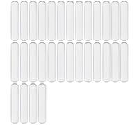 30 Pcs Clear Silicone Cabinet Door Bumpers, Self-Adhesive Cabinet Pads Bumpers Quiet Sound Dampening Pads, Transparent Furniture Protection Strips for Table Tops, Drawers, Wall Protection