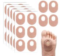 30 Pcs Corn Pads for Bottom of Foot Soft Felt Callus Cushion Self Adhesive Foot Callus Pads for Men and Women to Relief Pain and Blisters from Shoes Rubbing