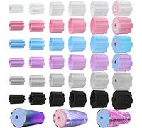 30 Pcs Cup Turner Foam Set-5 Sizes Cup Turner Inserts Expandable Spinner Sponge Cup Turner Accessories for Tumblers, Cola Shaped Water Bottles(1.57/2.44/2.83/3.18/3.74 Inch Diameter, 6 Colors) (A)