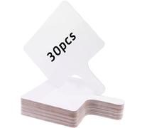 30 Pcs Dry Erase Answer Paddles, Handheld Double Sided Paddles Mini White Boards Small White Board Dry Erase Signs Auction Paddles for Classroom Teaching Office Meeting Voting Bridal Shower Games