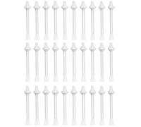 30 PCS Dual-End Nasal Wax Spatulas Strips, Plastic Wax Wands, 2-in-1 Nose Wax Sticks, Nose Waxing Sticks for Nose, Eyebrow, Facial Hair