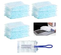 30 PCS Dust Magnet,Duster Refill,Dust Magnet Refills,Disposable Static Fluffy Dusters Refills,Locks Dust and Hair,for Blinds,Computer Keyboards,Desks,Dressers,Home and Car Cleaning with 1 Handle