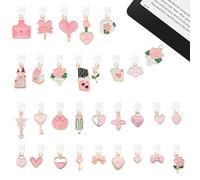 30 Pcs Dust Plug Charm, Charger Port Covers Premium Silicone DIY Accessories Compatible with Kindle Paperwhite 2021 Released