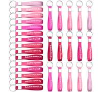 30 Pcs Employee Appreciation Gifts Bulk Inspirational Keychains Motivational Quote Key Chains End of Year Class Gifts for Students Thank You Gifts for Staff Teacher Team Coworker Nurse Volunteer