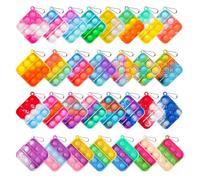 30 Pcs End Of Year Class Gifts For 30 Children, Stylish And Unique Fidget Keyring, Delicate Fidget Keyring, Suitable For Enhancing The Relationship Between Teachers And Students