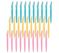 30 Pcs Eyebrow Razors Facial Hair Remover Shaver Trimmer Shaper, Exfoliating Dermaplaning Tool for Women and Men