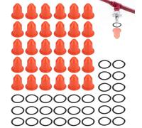 30 Pcs Fire Sprinkler Covers with Magnet Orange Fits for ceilings Concealed sprinkler head guards and head paint guards -Upgrade your fire safety equipment