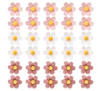 30 Pcs Flower Push Pins, Flower Thumb Tacks Decorative Flower Push Pins Decorative Thumbtacks Push Pins Floral Thumbtacks for Craft Bulletin Board Map Cork Board