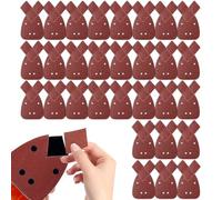 30 Pcs For Black and Decker Mouse Sander Pads, 80 Grits Multi Tool Sanding Pad, Mouse Sanding Pads For Black and Decker Sandpaper Sheet for Electric Sander