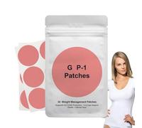 30 PCS GL/P-1Patches,Wei/ght Lo/ss Patch,GL/P-1 Slim/ming Patches for Wei/ght Lo/ss,Gentle and Soothing for Women,for All Body Types,Natural Ingredients,Daily Use,Nighttime,Firm the Skin,Shaping