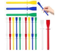 30 Pcs Glue Spreader Applicator,Multi Colours,11cm Bright Coloured Plastic PP Spreader Spatula Sticks,Paste Adhesive Spatula,PVA Glue Spreaders Kids Craft Accessory,Safe Material,Durable Use