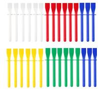 30 Pcs Glue Spreaders, Easy Clean Colored Plastic Glue Applicator, Painting Scrapers DIY Art Leather Craft Tool