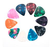 30 PCS Guitar Picks 3 Different Thickness Abstract Art Colorful Celluloid Guitar Pick Plectrums For Bass Electric Acoustic Guitars Includes 0.46mm 0.71mm 0.96mm(Color Random)