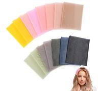 30 PCS Hair Pad Bangs Patch, Colorful Magic Bangs Hair Sticker Pad Men Women Square Fringe Fixed Styling Clip for Salon and Barber