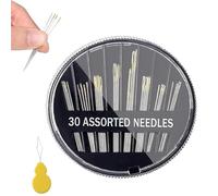 30 Pcs Hand Sewing Needles, Handle Sewing Needle Set, Assorted Needles for Sewing for Embroidery Mending Craft Sew