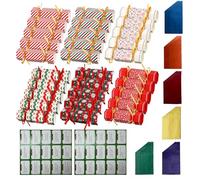 30 Pcs High End Christmas Crackers Luxury, Christmas Crackers Pulls, Cracker With 30 Question Cards And Paper Hats, Joke & Little Gift, Party Favor Supplies For Festive, Dinners