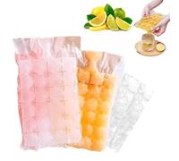 30 PCS Ice Cube Bags - 720 Ice Cubes Self-Sealing Ice Cube Bags for Freezing, Disposable Freezer Ice Maker Bags, Ice Cube Mould Trays for Whiskey, Juice, Drinks, Cocktail, Coffee