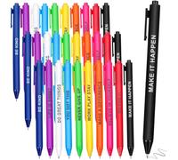 30 Pcs Inspirational Ballpoint Pens Motivational Quotes Funny Ballpoint Pens Colorful Thank You Pens Motivational Messages Ink Pen for Coworkers Employee Teacher Staff Students School Office Supplies