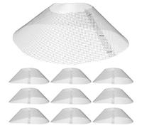 30 pcs Iron Grease Mesh Filter for Kitchen Range Hood Replacement | Bowl-shaped Design, Lightweight Portable Accessory for Cooker Hood Intake Vents, Home Cooks and Professional Chefs