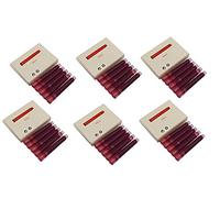 30 PCS Jinhao Fountain Pen Red Ink Cartridges,International Standard Size,Disposable and Generic Ink Refill Cartridges