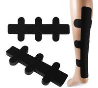 30 Pcs Kinesiology Tape for Achilles Tendon, Waterproof Adhesive Precut Achilles Tendon Ankle Athletic Tape Latex Free for Achilles Tendon Muscle Support (Black)