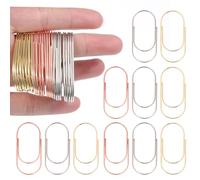 30 PCS Large Paper Clips 3 Colors Big Jumbo Paperclips Huge Paper Clips Smooth Non Skid Multicolored Mega Giant Colored for Office School Document Organizing Supply