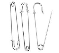 30 Pcs Large safety pins,Strong metal kilt pin,Heavy duty blanket pins,Safety pins for clothes,Jewelry,Crafts,Arts,Brooch Making