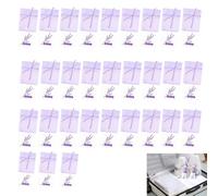 30 PCS Lavender Bags Empty, Empty Lavender Bags to Fill, Light Purple Sachet Bag, Reusable Gauze Pouches, DIY Fragrance Gift for Dried Flowers Herbs Tea Jewelry Storage Closet Freshener Sachets