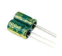 30 pcs/lot 35 V 100 UF 6 * 11mm 6mmX11mm 6 X 7MM Aluminum electrolytic capacitor BIANMTSW(6 X 11MM)