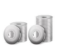 30 pcs M10 Metal Washers, M10 x 25mm A2 304 Stainless Steel Flat Repair, Large Plain Round Chrome Washers for Screws & Bolts, Durable and Corrosion-Resistant