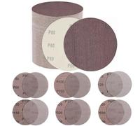 30 PCS Mesh Sanding Discs, 125mm Mesh Hook And Loop Sanding Pads 80 100 120 150 320 600 Assort Grit Dust Free Anti-Blocking Mesh Sheet for Car Wood Furniture Floor Sanding Orbital Sander