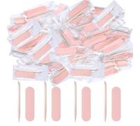 30 PCS Mini Nail Files and Orange Sticks for Nails Set Double Sided Disposable Nail Files Individually Packaged Emery Boards for Nails, for Manicure Pedicure Tools